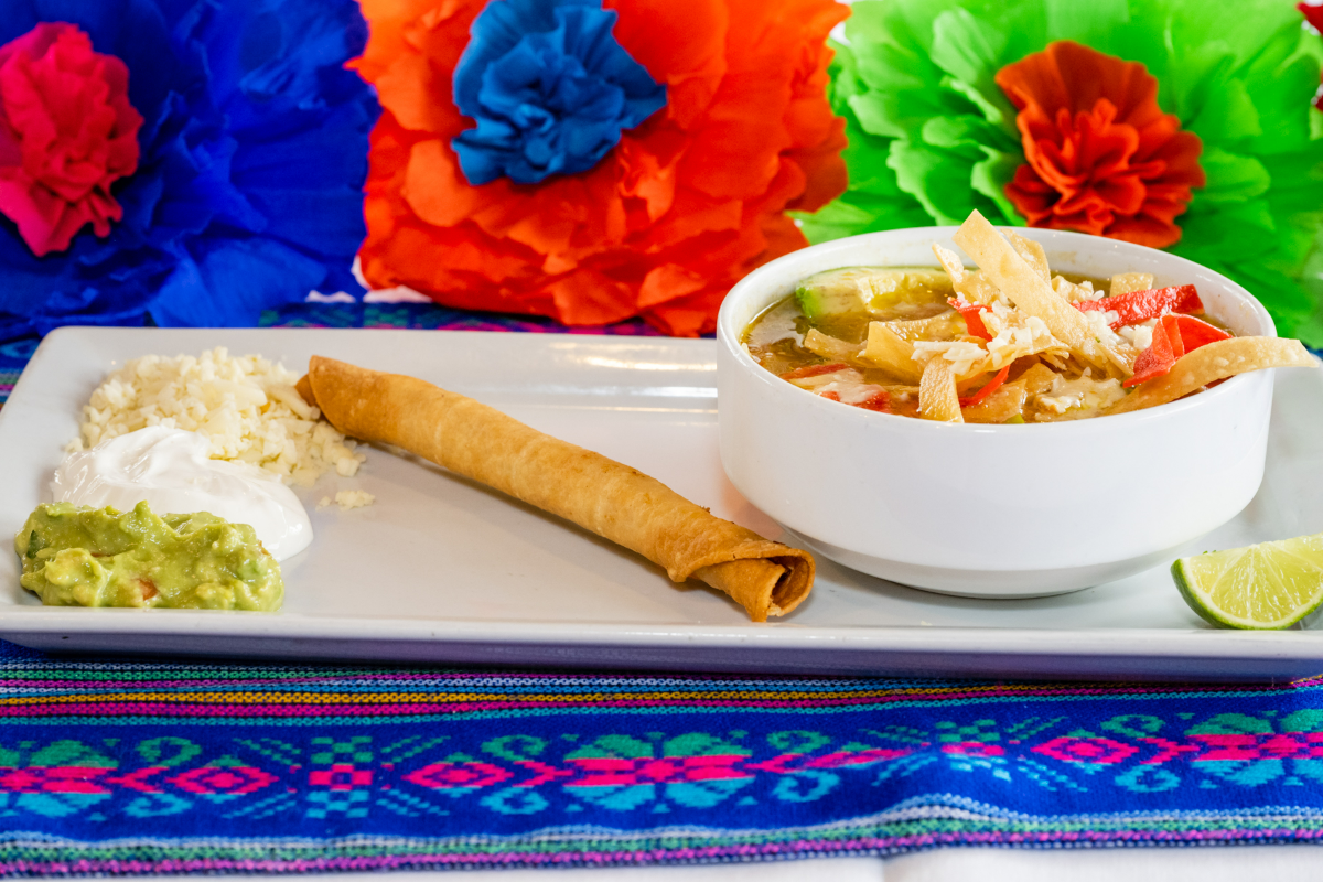 Tortilla Soup and Flauta